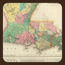 Map Of Louisiana stickers