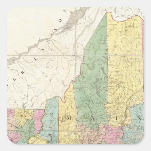 Map Maine Vermont New Hampshire