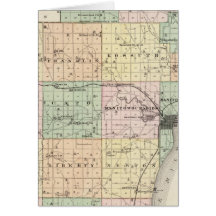 Map of Manitowoc County, State of Wisconsin Cards