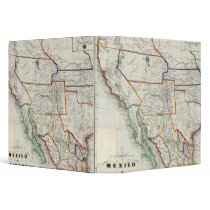 Map Of Mexico & California Vinyl Binder