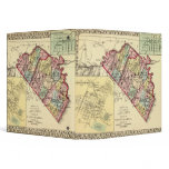 Map of Morgan, Berkeley, and Jefferson counties binders