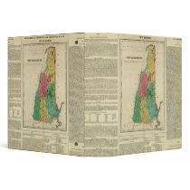 Map Of New Hampshire Vinyl Binders