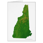 Map of New Hampshire Greeting Cards