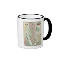 Map of New York and Vicinity Coffee Mug