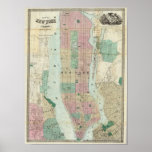 Map of New York and Vicinity Print