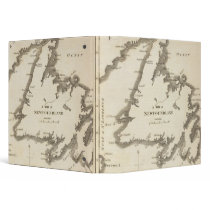 Map of Newfoundland Binders