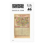 Map of Oklahoma and Indian Territory 1905 Stamps