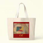 Map of Oz and surrounding countries and deserts. bags