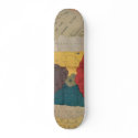 Map of Oz and surrounding countries and deserts skateboards