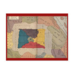 Map of Oz and Surrounding Countries Postcards
