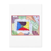Map Of Oz postcards
