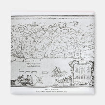 Map of Palestine, from a Passover Haggadah Refrigerator Magnets