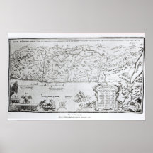 Map of Palestine, from a Passover Haggadah Posters