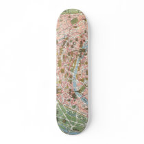 Map of Paris Skateboard Mini