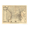 Map of Philadelphia as it was in 1776 by Varte Print