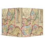 Map of Preston, Taylor, Barbour, Tucker counties binders