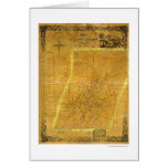 Map of Saratoga Springs, New York by Bevan 1854 cards