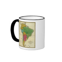 Map of South America 3 Mugs