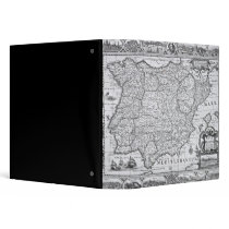 Map of Spain Binder
