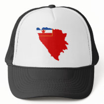 Map of SR Bosnia and Herzegovina 1945 Trucker Hat
