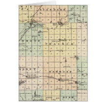 Map of St Croix County Cards