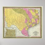 Map Of Texas Posters