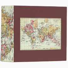 Map of the British Empire 1897 Vinyl Binders