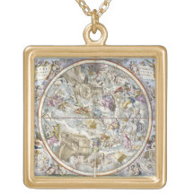 Map of the Christian Constellations as Depicted by Personalized Necklace