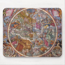 Map of the Christian Constellations mousepads