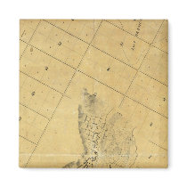 Map Of The City Of Los Angeles Fridge Magnet