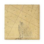 Map Of The City Of Los Angeles Fridge Magnet
