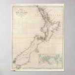 Map of the Colony of New Zealand Print