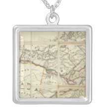 Map of the District of Montreal, Lower Canada Personalized Necklace