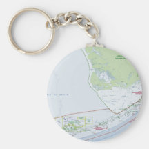 Map of the Florida Keys Key Chains
