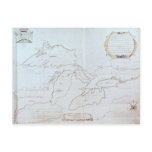 Map of the Great Lakes Post Cards
