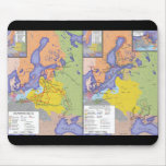 Map of the Great Northern War 1700-1721 Mouse Pad
