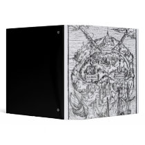 Map of the Island of Utopia, Book frontispiece Vinyl Binder