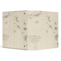 Map of The Leeward Islands Vinyl Binder