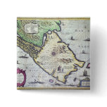 Map of the Magellan Straits, Patagonia buttons