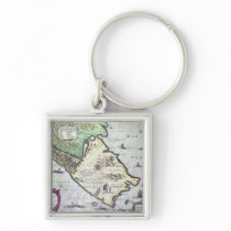 Map of the Magellan Straits, Patagonia Key Chain