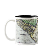 Map of the Magellan Straits, Patagonia Mug