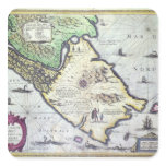 Map of the Magellan Straits, Patagonia stickers