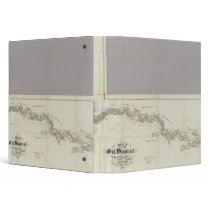 Map Of The Oil District Venango 3 Ring Binder