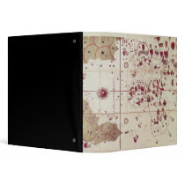 Map of the Old and New Worlds, c.1500 Vinyl Binder
