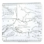 Map of the parts of Europe and Asia stickers