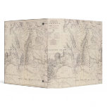 Map of the provinces of Cordova and San Luis 3 Ring Binder