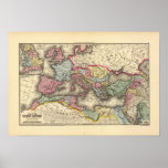 Map of the Roman Empire Posters