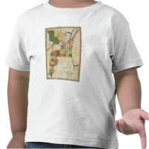 Map of the Settled Wisconsin Territory Shirts