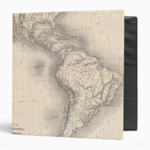 Map of the Spanish Empire in the Americas Binders
