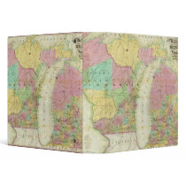 Map of the State of Michigan Vinyl Binders